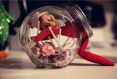 lef on the shelf in candy jar lef on the shelf in candy jar