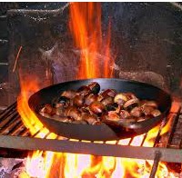 chestnuts on an open fire