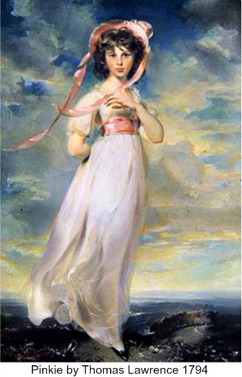 Pinkie Painting by Thomas Lawrence 1794