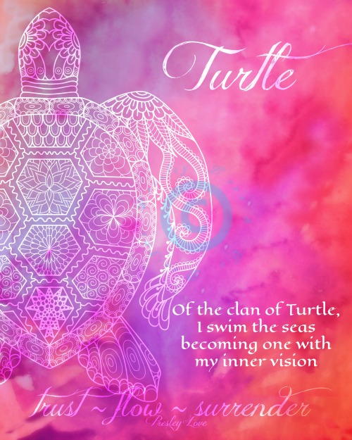 Turtle Spirit Animal Print by Presley Love Turtle Spirit Animal Print by Presley Love